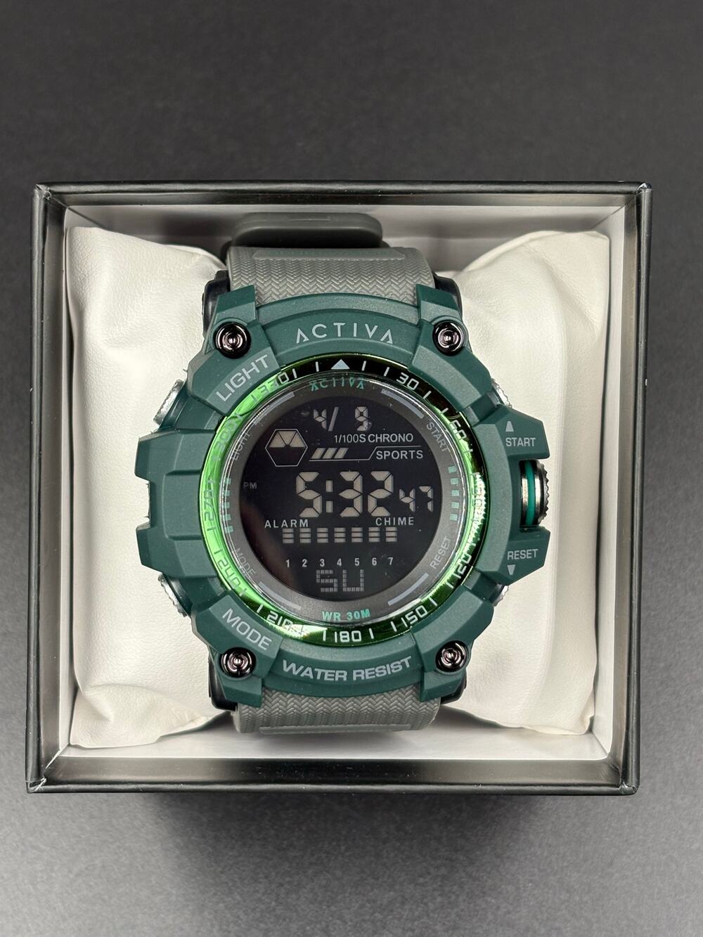 Activa X Invicta Men's 56mm Digital Watch green/black color ACW8020 series